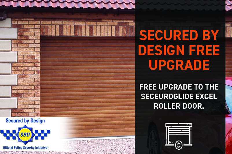 Secured by Design Security Rated Electric Roller Garage Door - FREE upgrade
